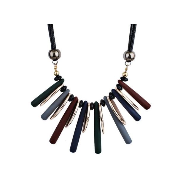 

statement choker necklace fashion bohemian bib chokers necklaces for women girl jewelry whole 0736wh7198198, Golden;silver