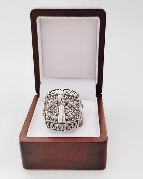 

2014 fantasy football championship ring fashion fans commemorative gifts for friends whole9449610, Golden;silver