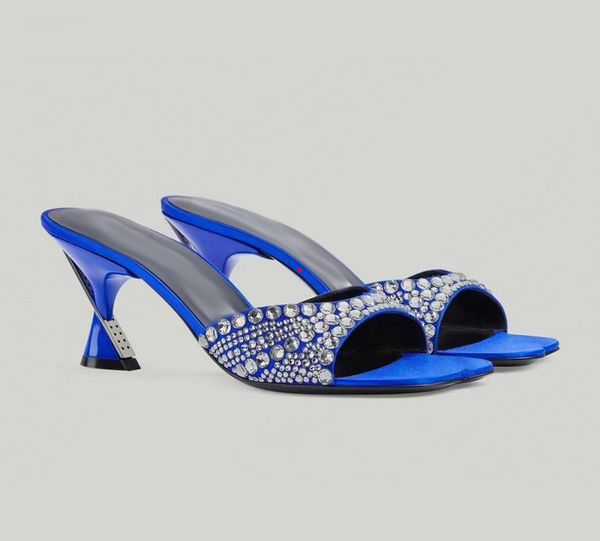 

2023 fashion designer slippers women sliders foam runners pure sandals resin runners sliders 35-40 with box -560, Black