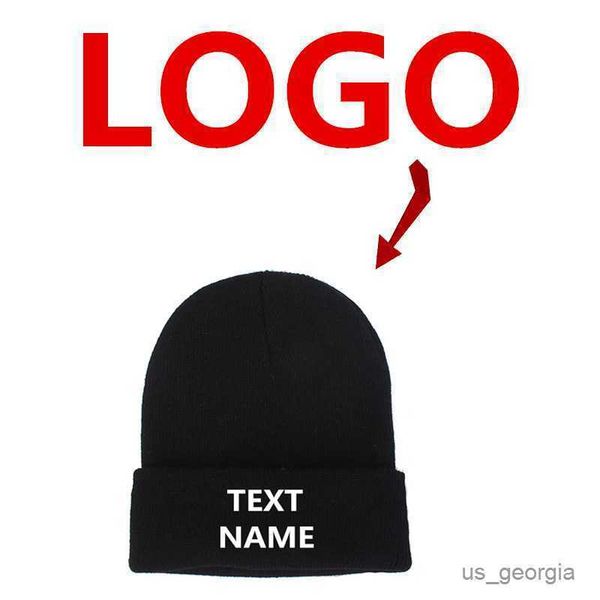 

caps winter hat custom or print your winter knit hat beanie customize name letters r230627, Blue;gray