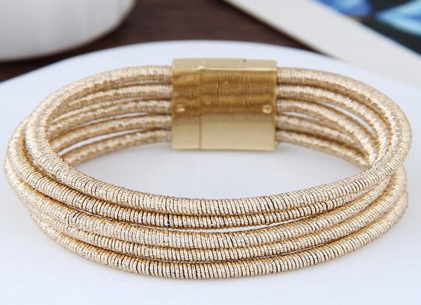 

vintage bracelets for women chains bracelets bangles magnetic bracelet bijoux multilayer pulseira feminina bracelets2569116, Golden;silver
