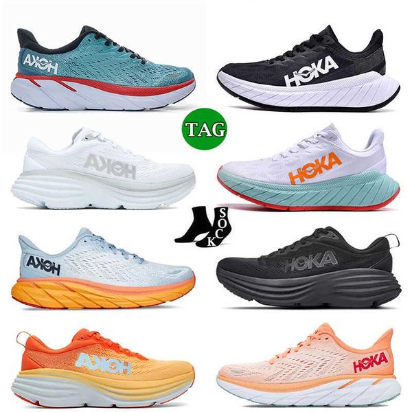 

hoka one clifton 8 bondi shoes mens womens walking black white light blue movement tor ultra hokas orad people seaweed flower floral running