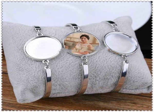 

sublimation blank bracelets for women fashion transfer printing bracelet jewelry consumables new arrvial2068387, Black