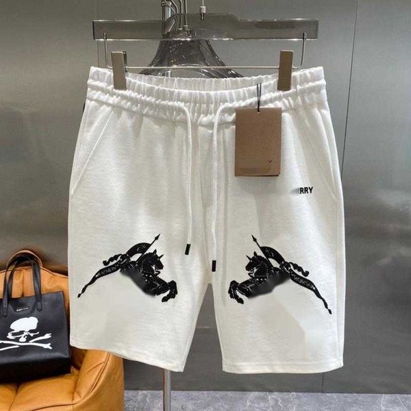 

fashion plus shorts mens loose beach pants burb designer pants printed swatpants casual swimwear men basketball shorts, White;black