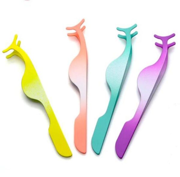 

false eyelash applicators stainless steel multifunctional eye lash auxiliary applicator remover tweezers makeup cosmetic tools5871216