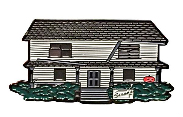 

michael myers039 house brooch halloween movie fans badge perfect accessory for halloween horror party3752435, Gray