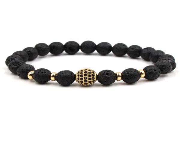 

luxury white micro crystal shambala bracelet charm black zirconia braclet for men hand jewelry accessories strand chain homme7504752