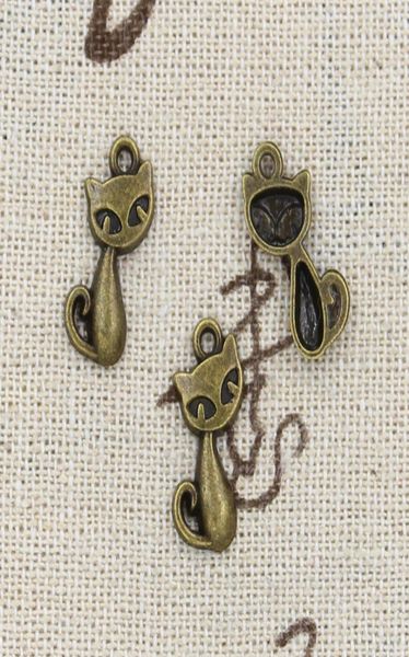 

charms cat fox 179mm antique making pendant fitvintage tibetan silverdiy bracelet necklace2192513, Bronze;silver