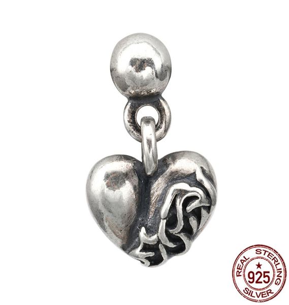 

100 925 sterling silver stud earring personality fashion retro punk style letters heart shape to send gifts for lovers 2018 4132229