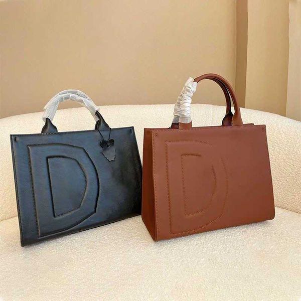 

the tote bag dgbag totes designer handbags women luxury leather designer bag large capacity shopping bags simple black brown wallet 221013