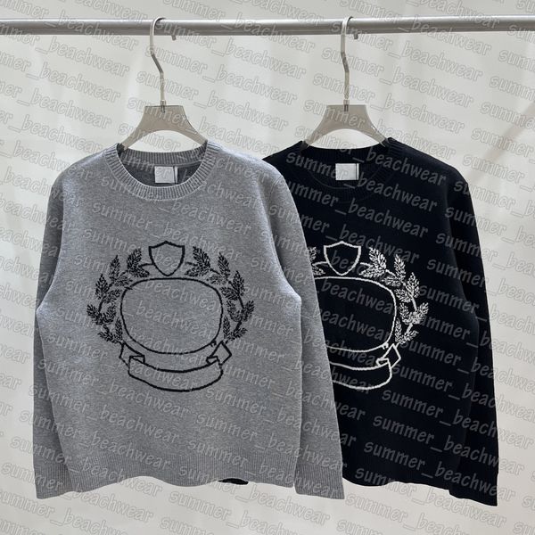 

women knits autumn winter knitted long sleeve knit pullover designer casual style knitwears, White