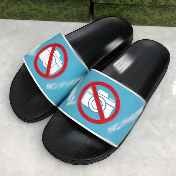 

2023 fashion designer slippers women sliders foam runners pure sandals resin runners sliders 35-40 with box -569, Black