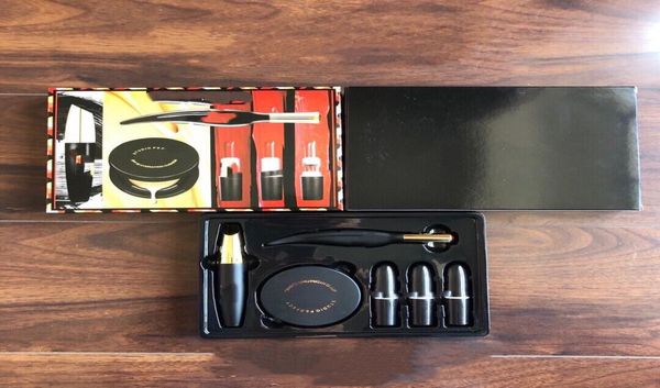 

brand 6pcs makeup set cosmetic bundle 3 lipsticks1 mascara1 eyeliner1 cusion makeup kit christmas gift4957971