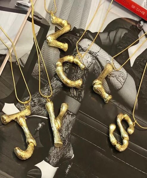 

famous brand vintage copper gold 26pcs alphabet letter charm pendant necklace with short chain for women and men jewelry2979581, Silver