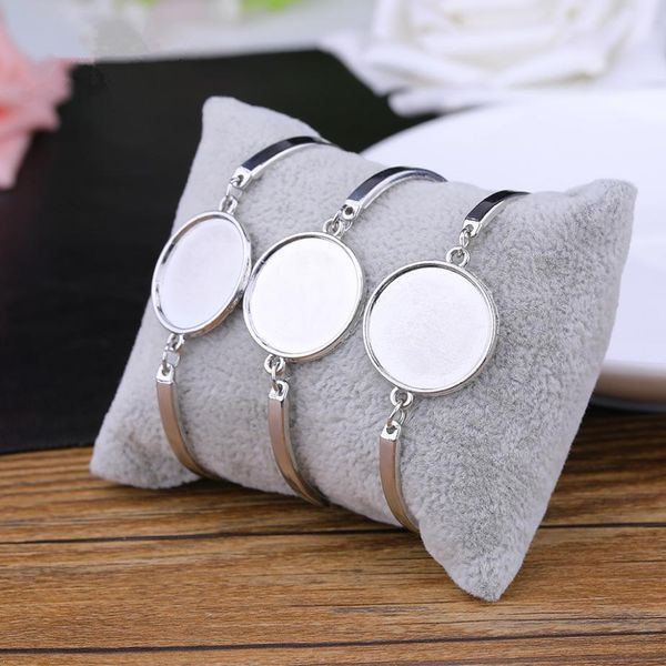 

4 colors sublimation blank bracelets for women fashion transfer printing bracelet jewelry diy consumables new arrvial4266786, Black