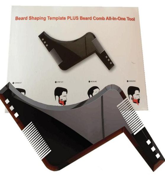 

new comb beard bro shaping tool man gentleman beard trim template hair cut hair molding trim template beard modellin b7468824150