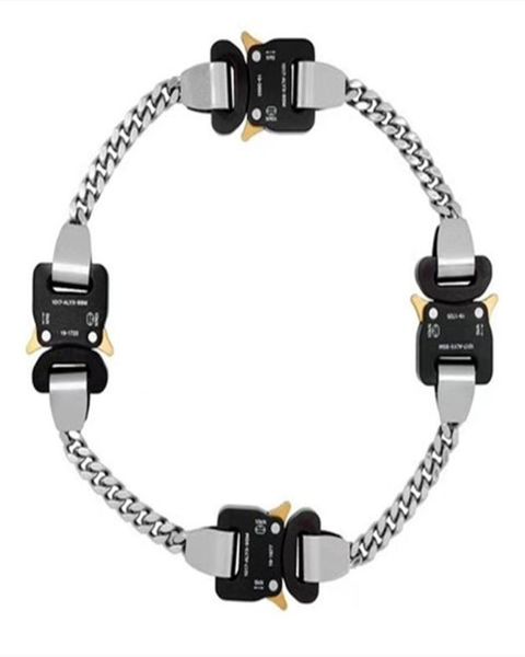 

2020ss alyx hero chain necklace men women metal alyx hero chain accessories titanium japanese8563462, Silver