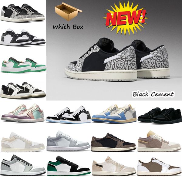 

jumpman 1 low basketball shoes 1s reverse mocha black phantom voodoo fragment cactus jack lows panda unc tear away silver men trainers women