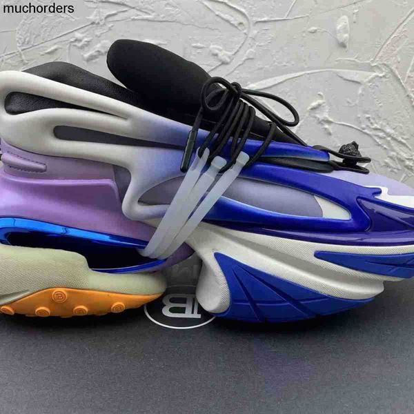 

2022 new balman spaceship space yacht shoes couple daddy shoes sports casual shock absorbing running shoes, Black