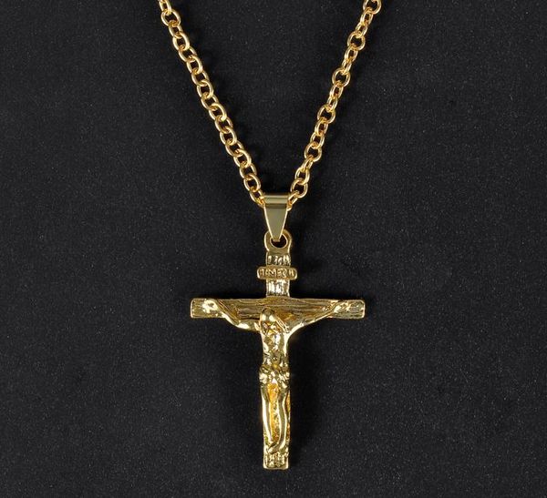 

christian pendant necklace men fashion jewelry cross pendant long chain necklaces jewelry7822597, Silver