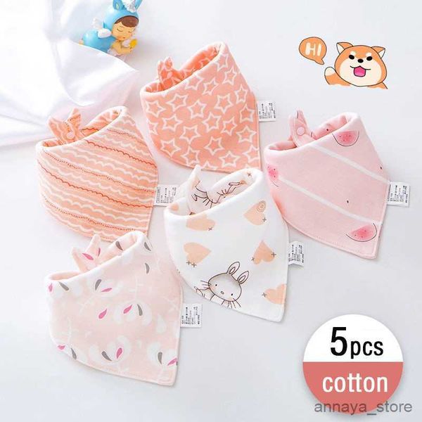 

bibs cloths pure cotton baby bibs double cotton bibs print saliva towel baby boys girls feeding r230628