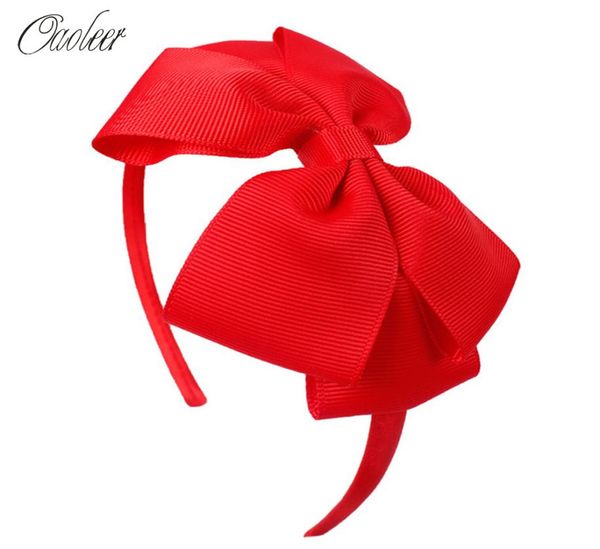 

hair 4 bow hairband for girls solid ribbon headbands with satin hoops kids daily life headwear4895619, Silver