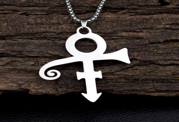 

stainless steel prince symbol necklace0123456789109967647, Silver