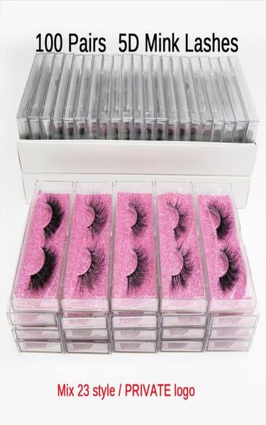 

203050100 pairs whole mink eyelashes box packaging dramatic fake eyelashes faux mink lashes fluffy makeup lashes1351299