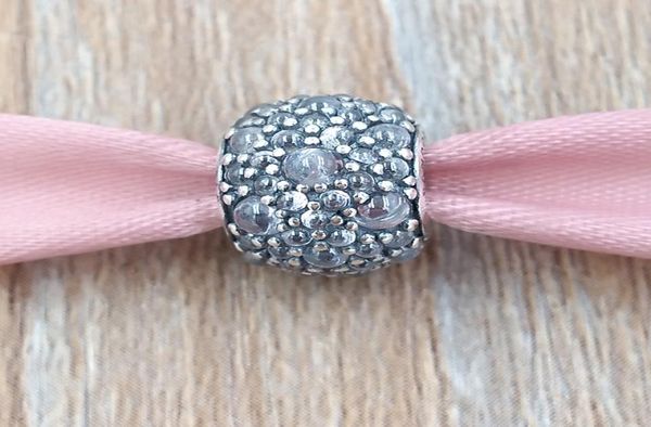 

andy jewel authentic 925 sterling silver beads shimmering droplets charms fits european pandora style jewelry bracelets necklace5395217, Black