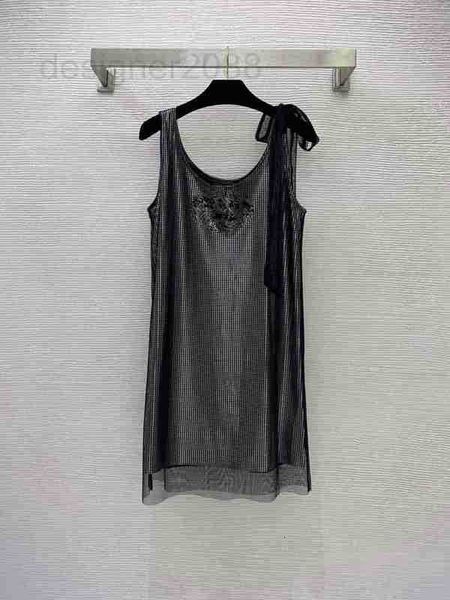 

runway dresses designer dress pring summer crew neck short sleeve above knee black brand same style womens fashion 127s