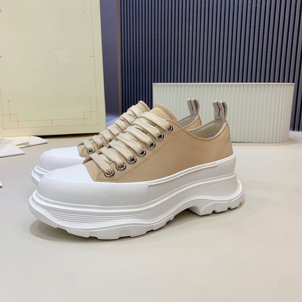 

woman shoe leather lace up men fashion platform oversized sneakers white black mens womens 0623