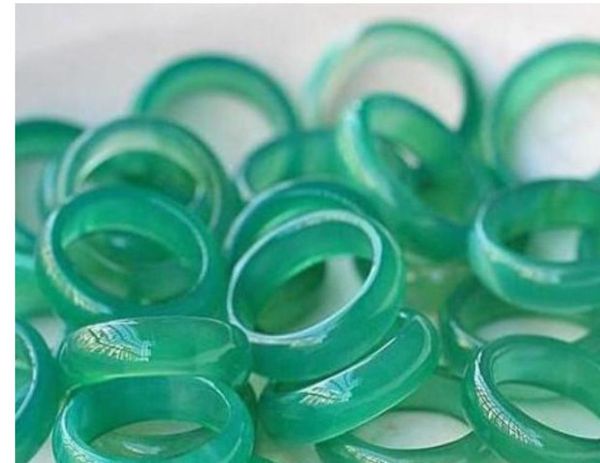 

100 natural fine jade in myanmar mix size ring 10pcs yyb07941855, Silver