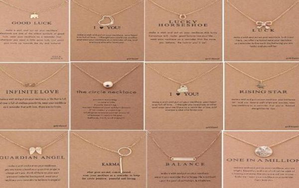 

60 styles dogeared choke necklace with card golden silver color good luck elephant pendant noble choker valentine christmas gift 32344819