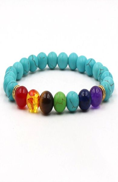

8mm beaded strands natural stone men bracelet lazuli agate tigereye alloy silver gold couples women bracelets bangles8260784, Black