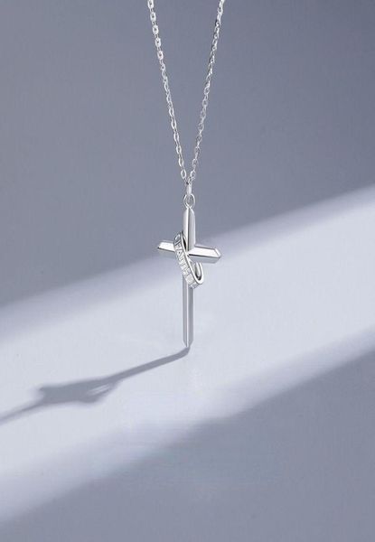 

pendant necklaces 2021 fashion copper cross choker necklace men039s chain jewelry on the neck goth man men gift8383316, Silver