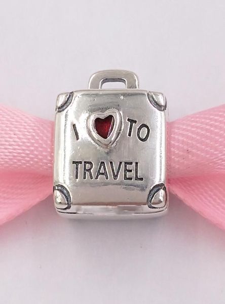 

andy jewel 925 sterling silver beads 2013 i love to travel charm charms fits european pandora style jewelry bracelets necklace 33708546, Black