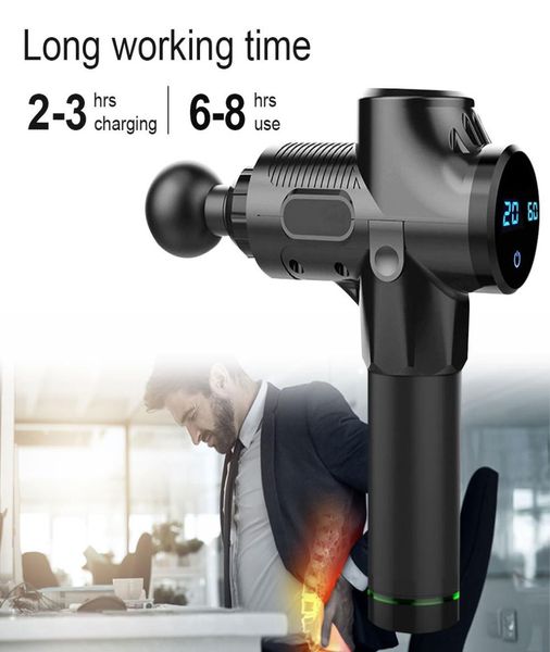 

muscle stimulator massage gun vibrating deep relaxation therapy fitness exercise pain relief electric massager for body3505572