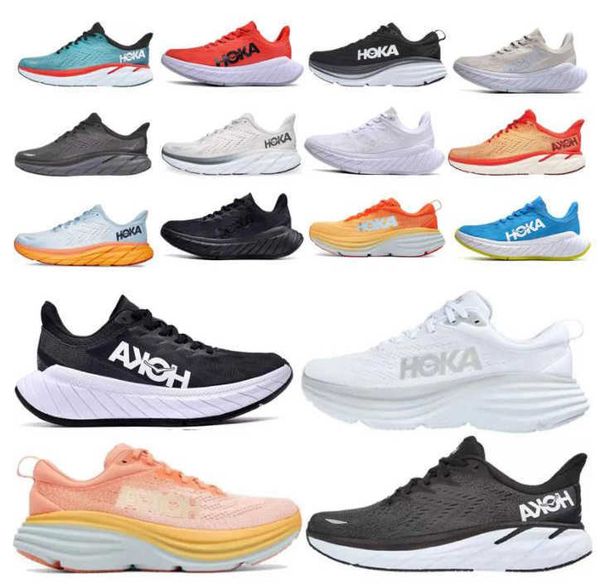

hoka bondi 8 running shoes - lightweight shock-absorbing sneakers for men and women - ideal for outdoor sports and training.