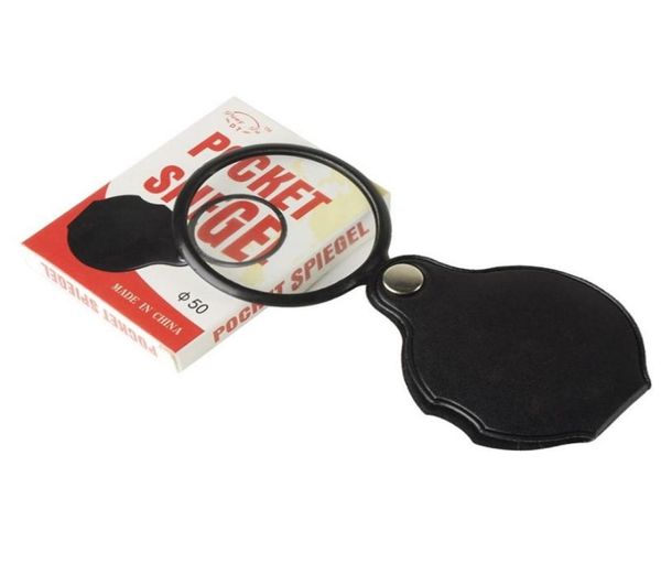 

50mm 8x magnifier folding handhold reading magnifying lens glass foldable jewelry loupes3886639