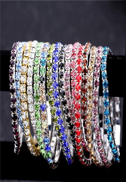 

new bohemian cz crystal tennis bracelet for women men bracelet cubic zirconia jewelry party wedding hip pop jewelry accessories3191957, Golden;silver