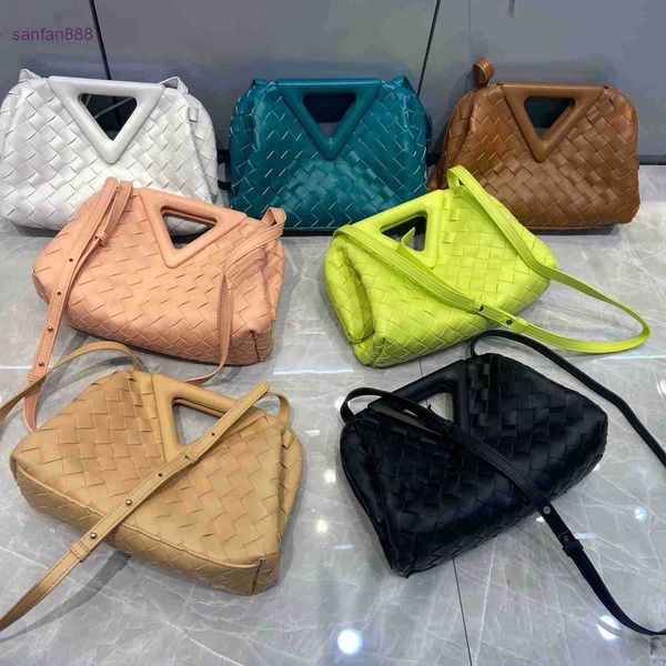 

designer bag bottegs venetta bags venets jodie 2023 summer new handheld one shoulder crossbody women's leather reverse triangle woven