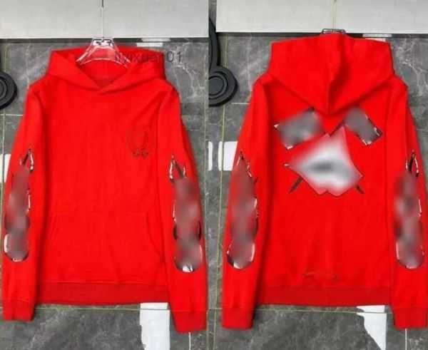 

tshirts designer mens chrome winter heart ch long sleeve jacket loose coat hooded hoody woman hip hop hearts zip up 7je s to 2xl size 7 g39k, Black