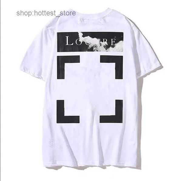 

off men's t-shirts offs white irregular arrow summer finger loose casual short sleeve t-shirt for men and women printed letter x on the, White;black