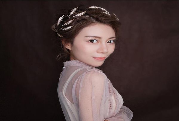 

himstory new gold wedding bridal hairband accessories eleagnce wheat designs prom party hair jewelry crown mx2007203993411, White;golden