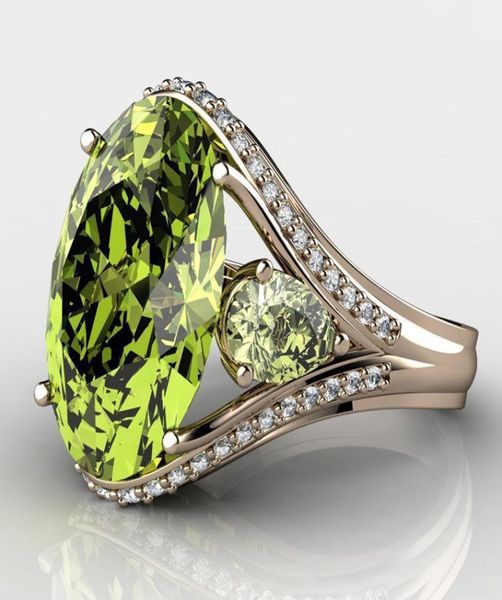 

fashion women jewelry luxury 925 stamp 5a cz stones crystal wedding band ring for lover gift simple big stone engagement ring1530082, Slivery;golden
