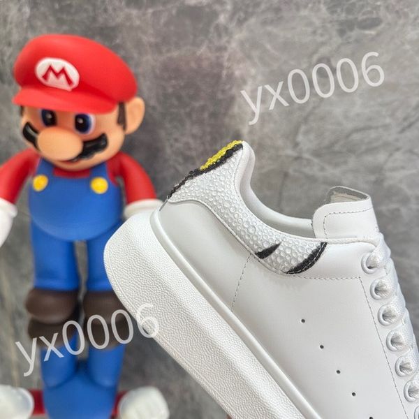 

2023 new luxurys designer flat sneaker trainer casual shoes denim canvas leather white fashion platform mens womens sneakers 35-46, Black
