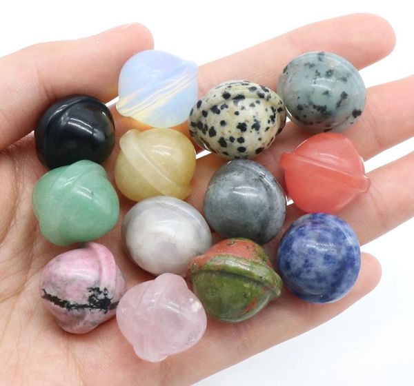 

natural crystal mini planet stone ornaments red agate rose pink quartz healing reiki gemstone collection flowerpot home decoration8884075, Black