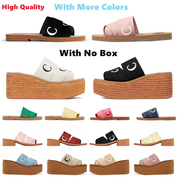 

women woody slippers mules flat sandals slides designer canvas white black sail womens fashion outdoor beach slipper shoes for woman sliders
