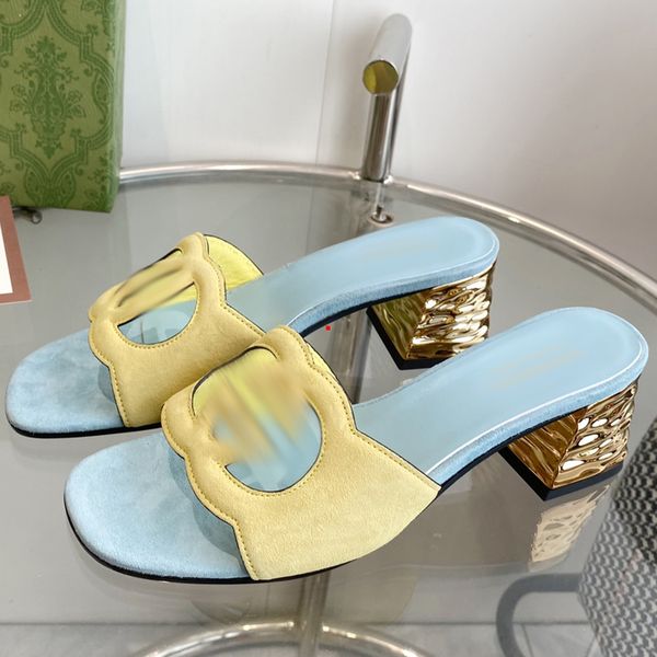 

2023 fashion designer slippers comfort slipper women sandals shoes platform slides calfskin sandal fashion rubber bottom slides summer beach, Black