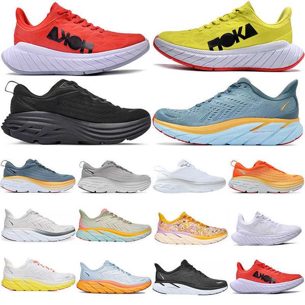 

running shoes hk one bondi8 bondi clifton 8 runner sneaker for men women smoke grey floral goblin blue fog carbon x 2 designer trainers hoka